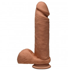 Фаллоимитатор-мулат The D Perfect D 8  Caramel - 20,3 см.