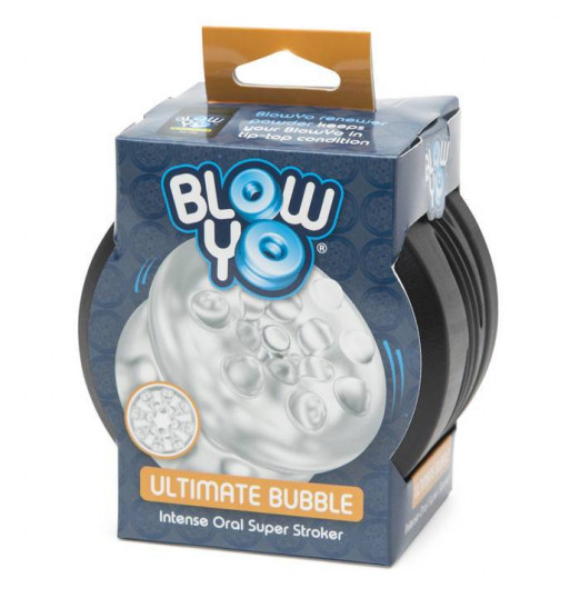 Мастурбатор с крупными шишечками BlowYo Ultimate Bubble Textured Blowjob Stroker