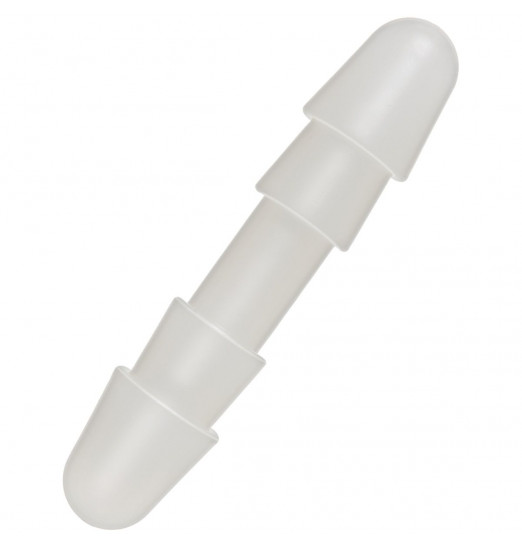 Телесный двусторонний фаллоимитатор из 2 частей The D Double D 16  - 40,6 см.