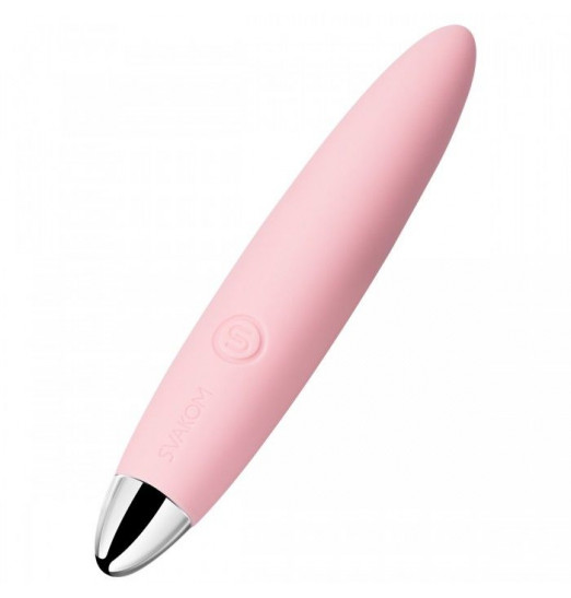 Розовый компактный вибростимулятор клитора Daisy - 12,5 см.