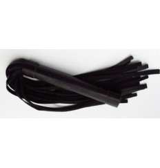 Чёрная плеть из нежной кожи - 45 см.