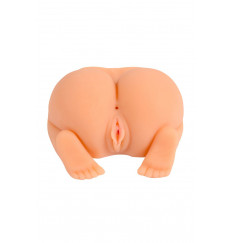 Женский полуторс в позиции догги-стайл с двумя любовными тоннелями