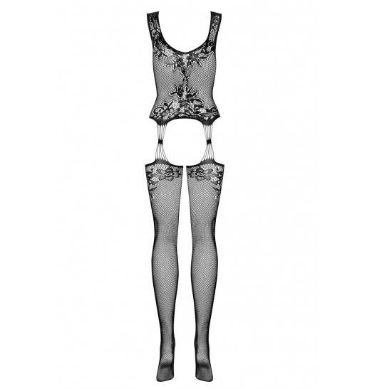 Сексапильный комбинезон с крупным цветочным рисунком