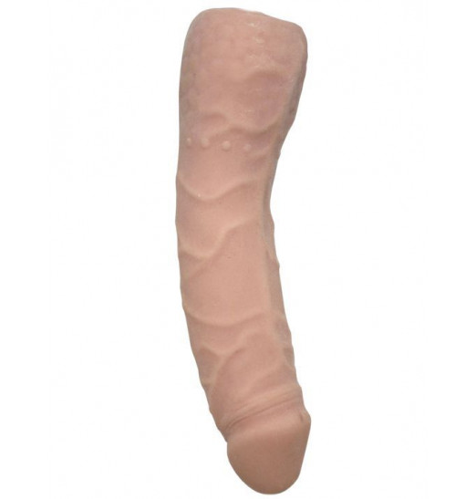 Телесный фаллоимитатор из ультраскин - 16 см.