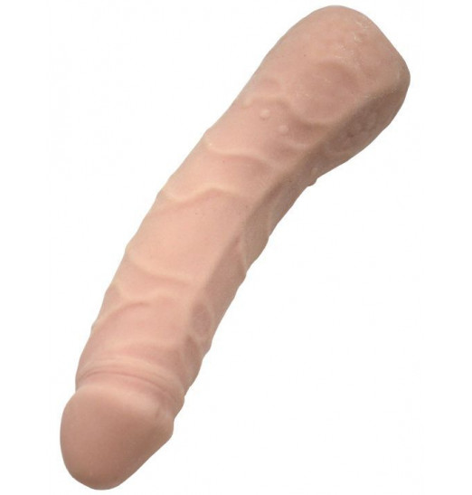 Телесный фаллоимитатор из ультраскин - 16 см.