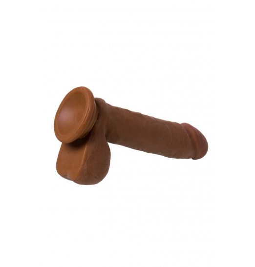 Фаллоимитатор-мулат TOYFA RealStick Elite Mulatto - 21 см.