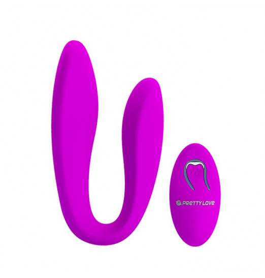 Вибромассажер для пар Letitia с пультом ДУ