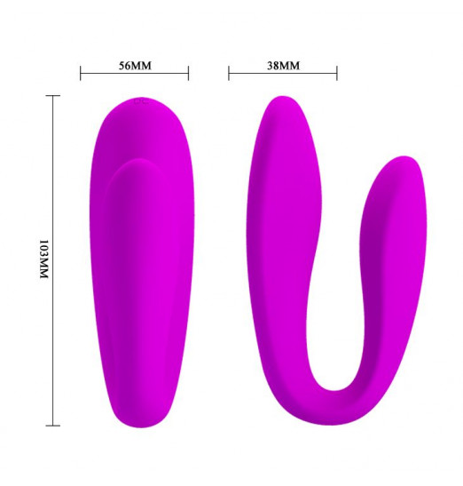 Вибромассажер для пар Letitia с пультом ДУ