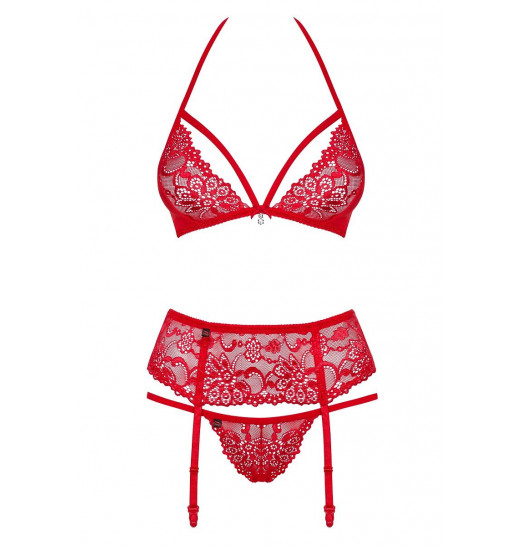 Яркий комплект из цветочного ажура Яркий комплект из цветочного ажура