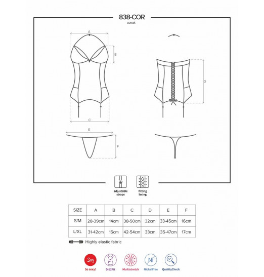 Сексуальный корсаж с кружевами