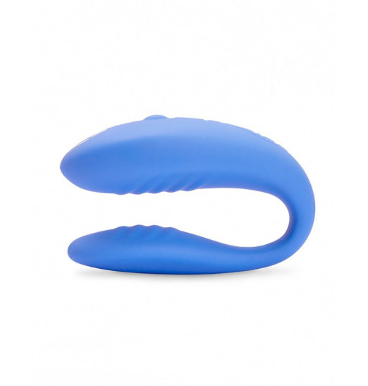 Голубой вибромассажер для пар We-Vibe Match