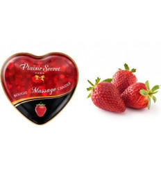 Массажная свеча с ароматом клубники Bougie Massage Candle - 35 мл.