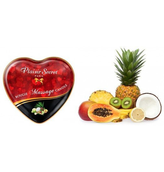 Массажная свеча с ароматом экзотических фруктов Bougie Massage Candle - 35 мл.