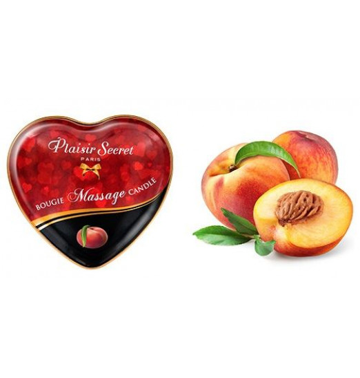 Массажная свеча с ароматом персика Bougie Massage Candle - 35 мл.