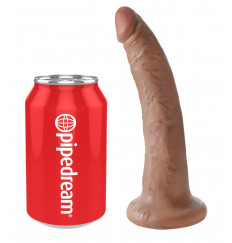 Фаллоимитатор-мулат с присоской 7  Cock - 17,8 см.