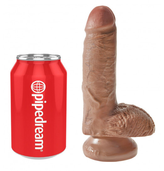 Фаллоимитатор-мулат с мошонкой 7 Cock with Balls - 19,4 см. Фаллоимитатор-мулат с мошонкой 7 Cock with Balls - 19,4 см.