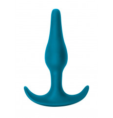 Бирюзовая анальная пробка Starter - 10,5 см.