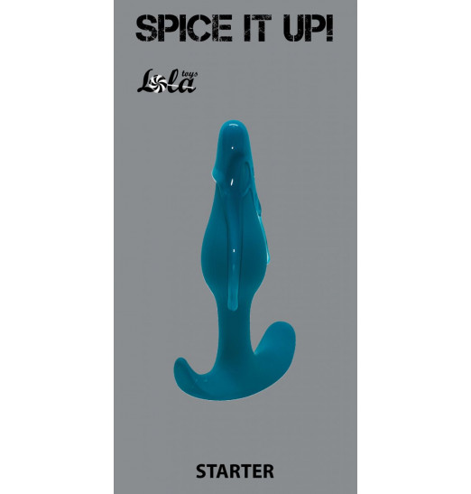 Бирюзовая анальная пробка Starter - 10,5 см. Бирюзовая анальная пробка Starter - 10,5 см.