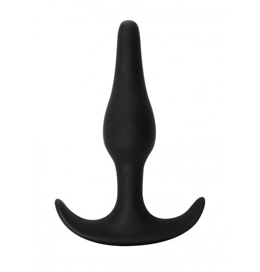Чёрная анальная пробка Starter - 10,5 см.