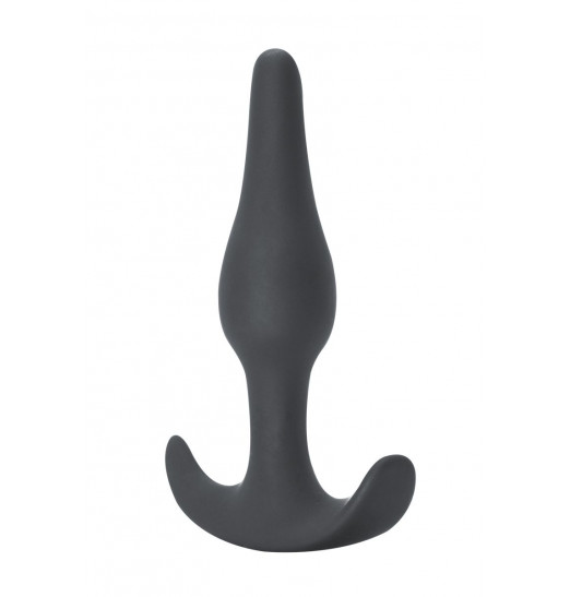 Серая анальная пробка Starter - 10,5 см.