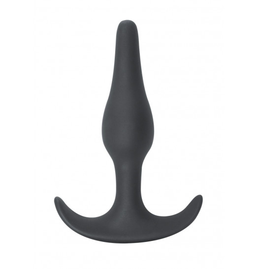 Серая анальная пробка Starter - 10,5 см.