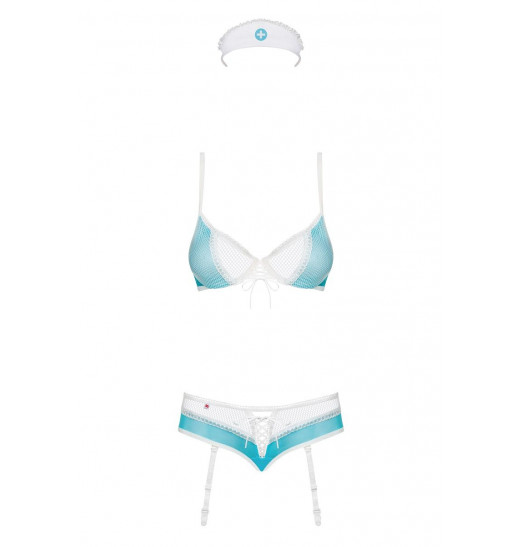 Соблазнительный комплект медсестры из сетки