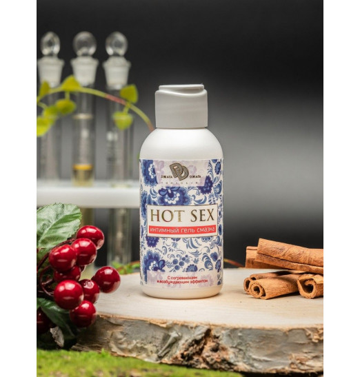 Согревающий и возбуждающий интимный гель-смазка HOT SEX - 100 мл.