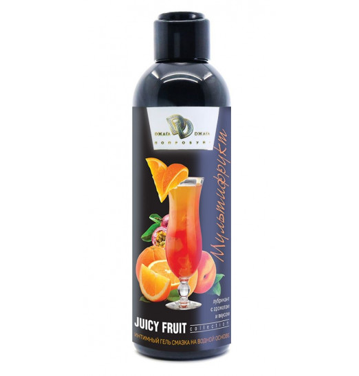 Интимный гель на водной основе JUICY FRUIT с ароматом фруктов - 200 мл. Интимный гель на водной основе JUICY FRUIT с ароматом фруктов - 200 мл.