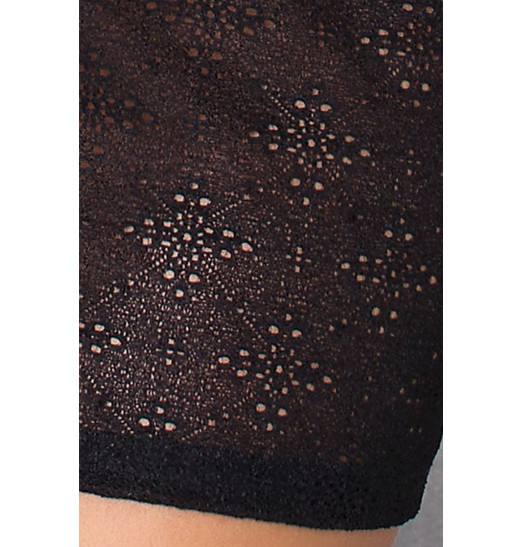 Сорочка Carolyn с полупрозрачной вставкой из кружева и шнуровкой на спинке