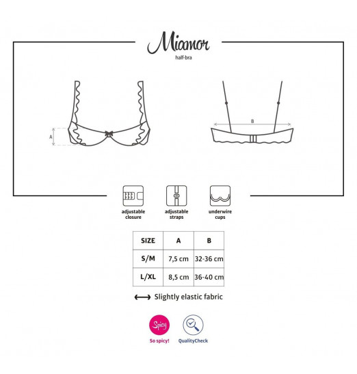 Открытый бюстгальтер Miamor