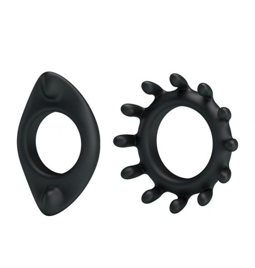 Набор из 2 фигурных эрекционных колец
