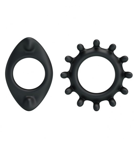 Набор из 2 фигурных эрекционных колец