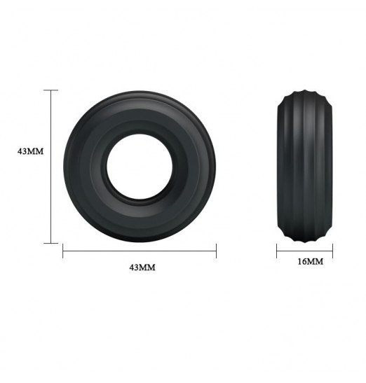 Набор из 3 эрекционных колец различного размера Набор из 3 эрекционных колец различного размера