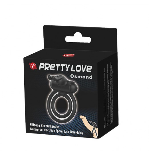 Вибрирующее кольцо Osmond с подхватом мошонки