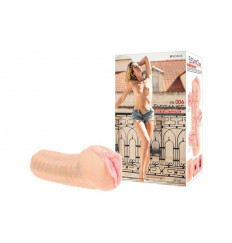 Супер реалистичный мастурбатор-вагина с двойным слоем материала