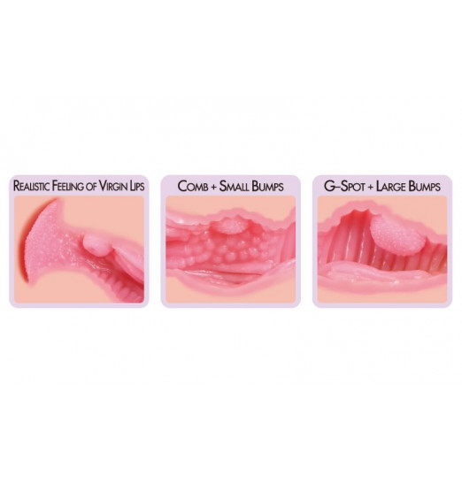 Мастурбатор-вагина с двойным слоем материала Haru Мастурбатор-вагина с двойным слоем материала Haru