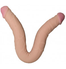 Двусторонний фаллоимитатор FLEX FIX - 46 см.