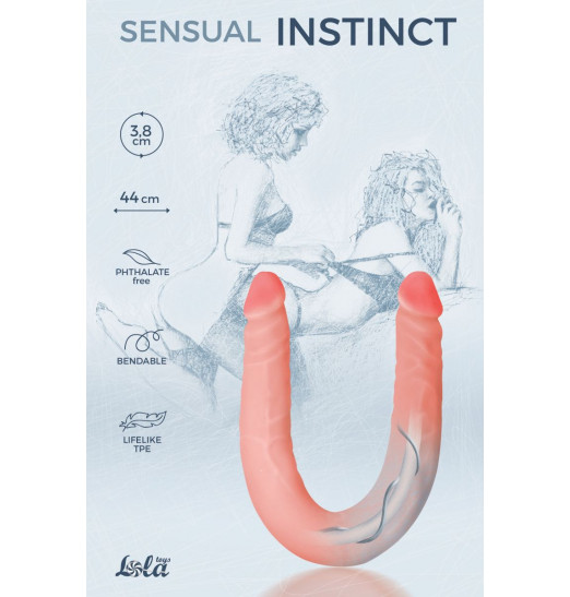 Гнущийся фаллоимитатор Sensual Instinct - 44 см. Гнущийся фаллоимитатор Sensual Instinct - 44 см.