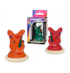 Сувенирный латексный презерватив  Носорог