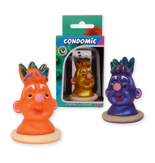 Сувенирный латексный презерватив Чиполлино Сувенирный латексный презерватив Чиполлино