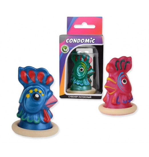 Сувенирный латексный презерватив  Какаду