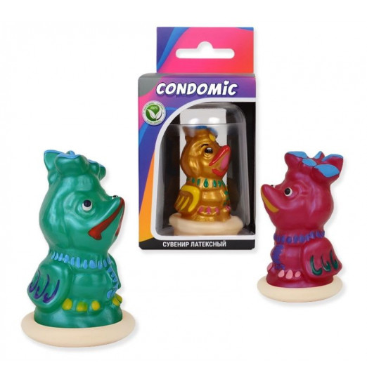 Сувенирный латексный презерватив  Дятел