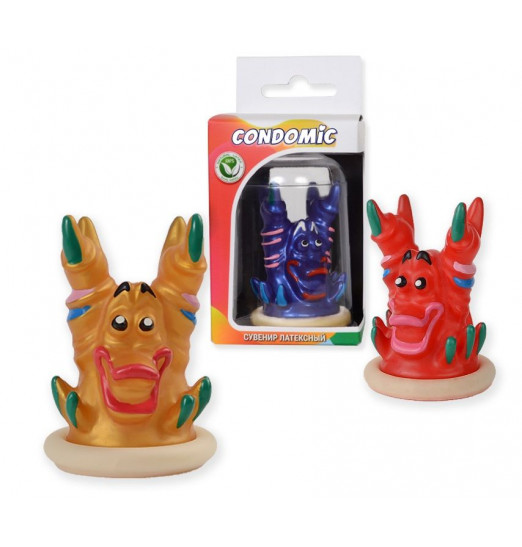 Сувенирный латексный презерватив  Краб