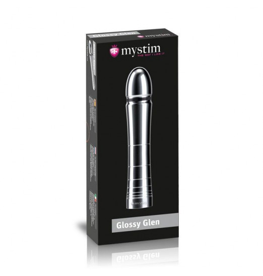 Фаллоимитатор для электростимуляции Glossy Glen Dildo - 14 см.