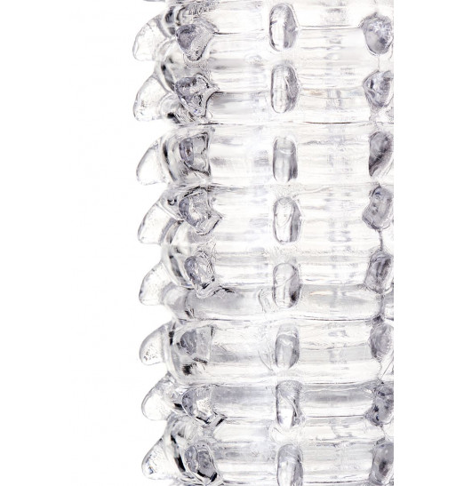 Прозрачная закрытая насадка на пенис TOYFA A-Toys - 15,2 см.