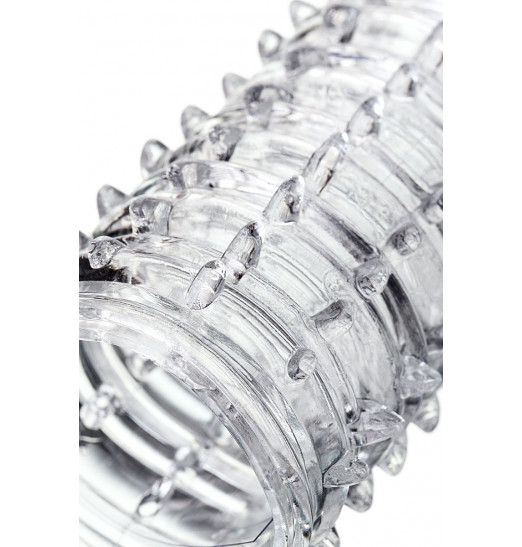 Прозрачная закрытая насадка на пенис TOYFA A-Toys - 15,2 см.