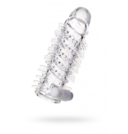 Насадка на пенис TOYFA A-Toys с вибропулей и шипами - 13,4 см. Насадка на пенис TOYFA A-Toys с вибропулей и шипами - 13,4 см.