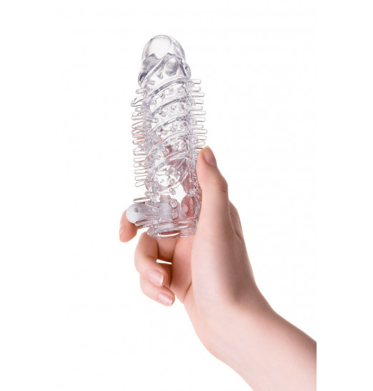 Насадка на пенис TOYFA A-Toys с вибропулей и шипами - 13,4 см. Насадка на пенис TOYFA A-Toys с вибропулей и шипами - 13,4 см.