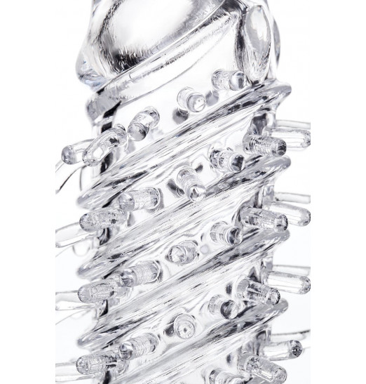 Насадка на пенис TOYFA A-Toys с вибропулей и шипами - 13,4 см. Насадка на пенис TOYFA A-Toys с вибропулей и шипами - 13,4 см.