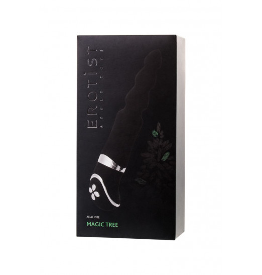 Чёрный анальный вибростимулятор Erotist - 20,7 см. Чёрный анальный вибростимулятор Erotist - 20,7 см.